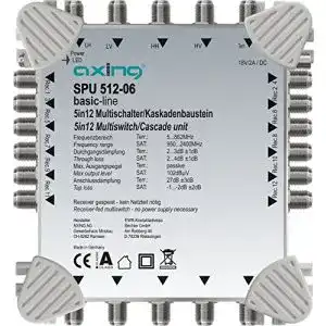 Multischalter 5by12 axing spu 512 06 multischalter 5 in 12