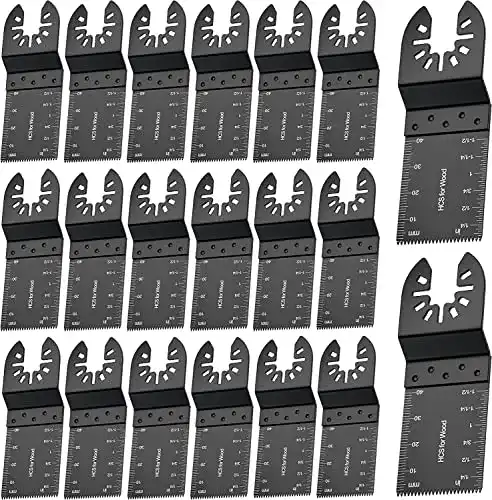 Multitool Zubehör Kingarden 20 Stück Sägeblätter für Multifunktionswerkzeuge