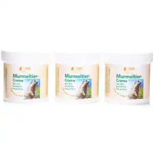 Murmeltiersalbe eclat skincare 3 x 250ml murmeltier creme