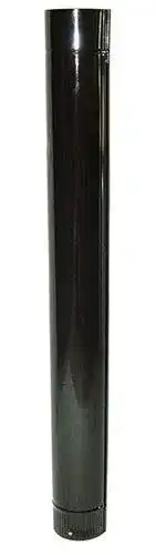Ofenrohr DTZ emailliert 110 mm, 100 cm Länge