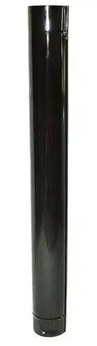 Ofenrohr DTZ emailliert 110 mm, 100 cm Länge