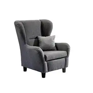 Ohrensessel lifestyle4living moderner in grau