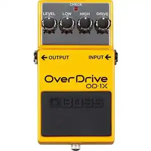Overdrive pedal boss od 1x overdrive guitar pedal