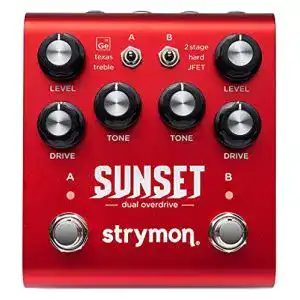 Overdrive pedal strymon sunset dual overdrive