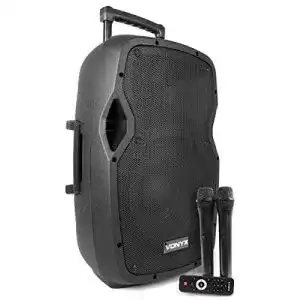 Pa anlage vonyx ap1200pa mobile partybox bluetooth mit akku