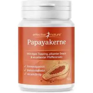 Papain effective nature papaya kerne getrocknet 50 g