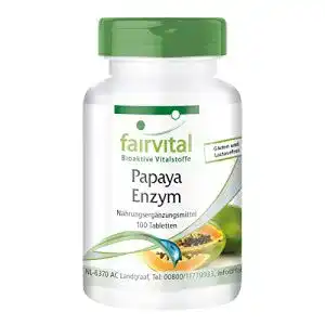 Papain fairvital papaya enzym tabletten 100 tabletten