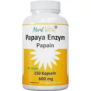 Papain nord vital neu papaya enzym 150 kapseln ultra hoch