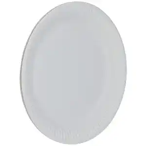 Pappteller heku grosse o 23cm 100 stueck weiss