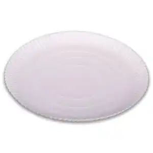 Pappteller wertpack rund unbeschichet weiss o 32 cm 50 stueck