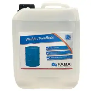 Paraffinoel faba weissoel 5 liter kanister paraffinum pharmaqualitaet