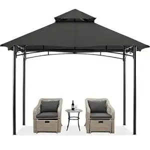 Pavillon metall mastercanopy 27 x 27 m doppeldach gartenlaube