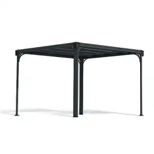 Pavillon metall palram canopia milano 3000 gartenpavillon