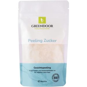 Peeling GREENDOOR Zucker Gesicht, Gesichts vegan 150g, Bio
