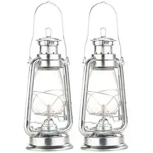 Petroleumlampe lunartec 2er set petroleum sturmlaternen