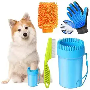 Pfotenreiniger meishang haustier tragbarer dog paw cleaner