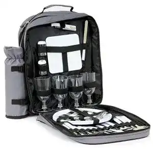 Picknickrucksack campfeuer picknick rucksack fuer 4 personen