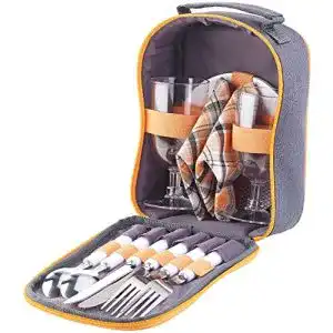Picknickrucksack pearl picknick geschirr picknick set fuer 2