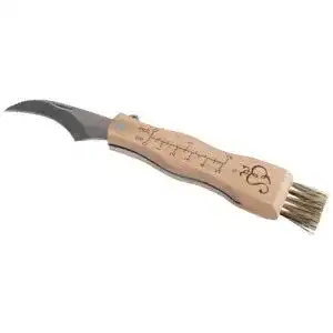Pilzmesser esschert design mit pinsel mit borsten mit lineal