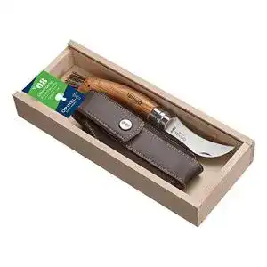 Pilzmesser opinel laenge geoeffnet wood braun 20 0 cm 254148