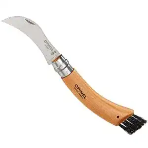 Pilzmesser opinel o001252 braun naturfarben