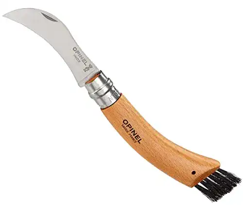 Pilzmesser Opinel O001252 in braun und naturfarben