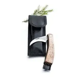 Pilzmesser sagaform 5017685 im segeltuchfutteral braun