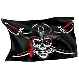 Piratenflagge rahmenlos original piraten flagge karibik
