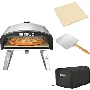 Pizzaofen gas mimiuo gas pizzaofen outdoor edelstahl gas pizza