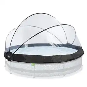 Poolabdeckung exit toys exit dome fuer frame pool 360cm