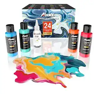 Pouring farben abeier pouring acrylfarbe 60ml flaschen