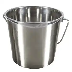 Putzeimer kerbl 29375 edelstahleimer 5 7 liter