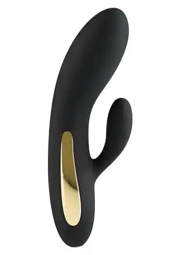 Rabbit-Vibrator Luz Splendor Rabbit in Schwarz