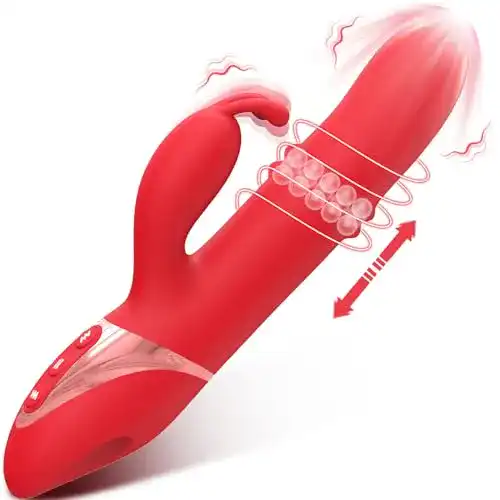 Rabbit-Vibrator Honeyexp für Frauen mit Vibration und Klitorisstimulation
