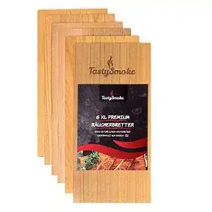 Raeucherbrett tastysmoke premium zedernholzbrett zum grillen