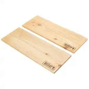 Raeucherbrett weber zedernholz gross 40 x 15cm 2er pack