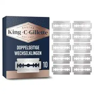 Rasierhobel klingen king c gillette rasierklingen 10 ersatzklingen