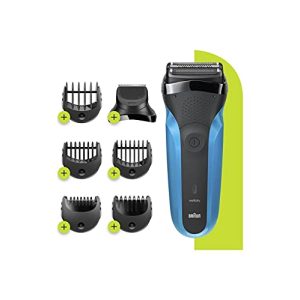 Reiserasierer Braun Series 3 Rasierer Herren, 3-in-1-Elektrorasierer