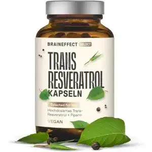 Resveratrol kapseln braineffect trans resveratrol 500mg vegane