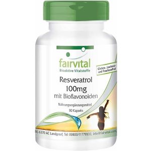 Resveratrol-Kapseln fairvital, Resveratrol 100mg Kapseln