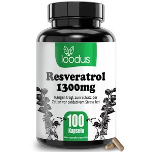 Resveratrol-Kapseln loodus 100:1 Resveratrol Kapseln, 1300mg