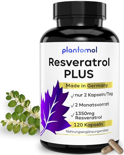 Resveratrol-Kapseln plantomol 120 Resveratrol PLUS Kapseln