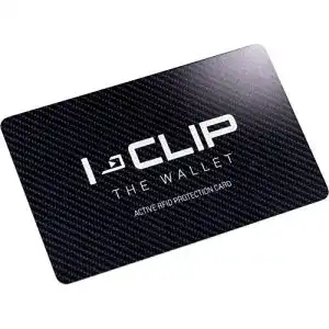Rfid schutzkarte i clip rfid blocker karte kreditkartenformat