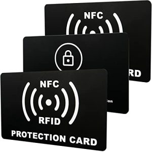 RFID-Schutzkarte LABUYI 3 Stück RFID Blocker Karte,RFID/NFC - rfid schutzkarte labuyi 3 stueck rfid blocker karterfid nfc