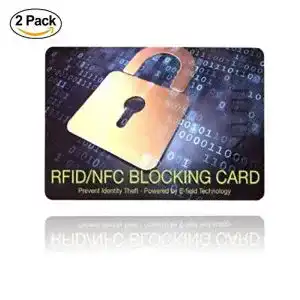 Rfid schutzkarte set 2 stueck anti rfid anti rfid blocker nfc