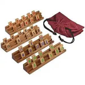 Rummy logoplay gesellschaftsspiel legespiel 108 spielsteine