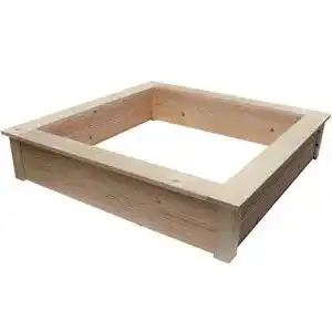 Sandkasten clamaro beach holz 190 x 190 cm extra stabil
