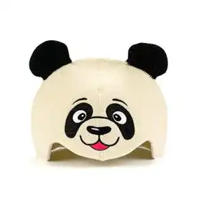 Saunahut natural textile sauna panda white