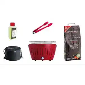 Schickling holzkohlegrill lotusgrill starter set classic 1x grill