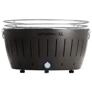 Schickling holzkohlegrill lotusgrill xl anthrazitgrau g435